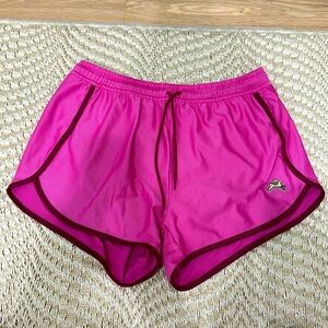 Tracksmith x JCrew pink mesh shorts size medium